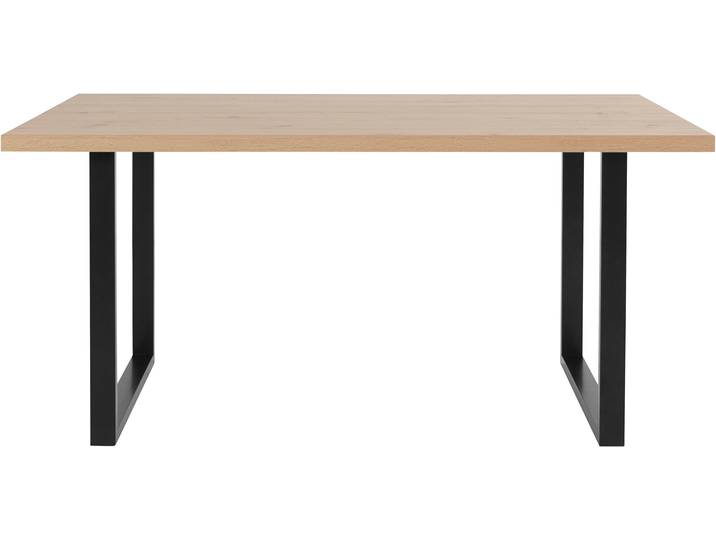 Esstisch FORTE, braun (artisan eiche, schwarz), B:140cm H:74,1cm T:90cm, Tische, Esstisch, Breite 140 cm