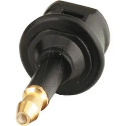 LWL A003 - Toslink Adapter, Toslink Mini Stecker auf Toslink Kupplung