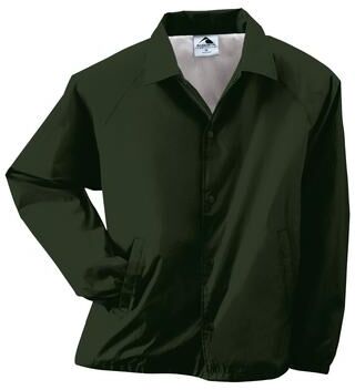 Augusta Sportswear 3100 Nylon Coach's Jacket/Lined in Olive Drab Green size Medium