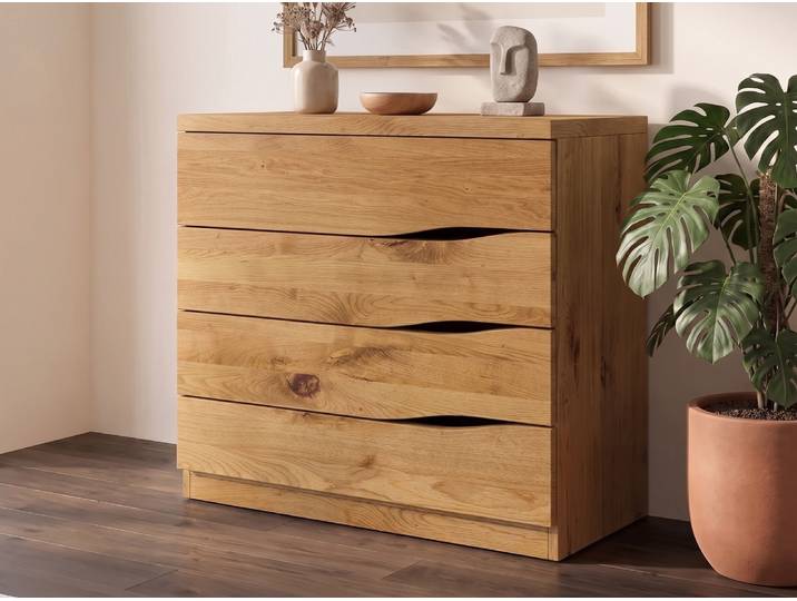 Wildeichenkommode „Astrid“ 100 cm Massivholz Wildeiche