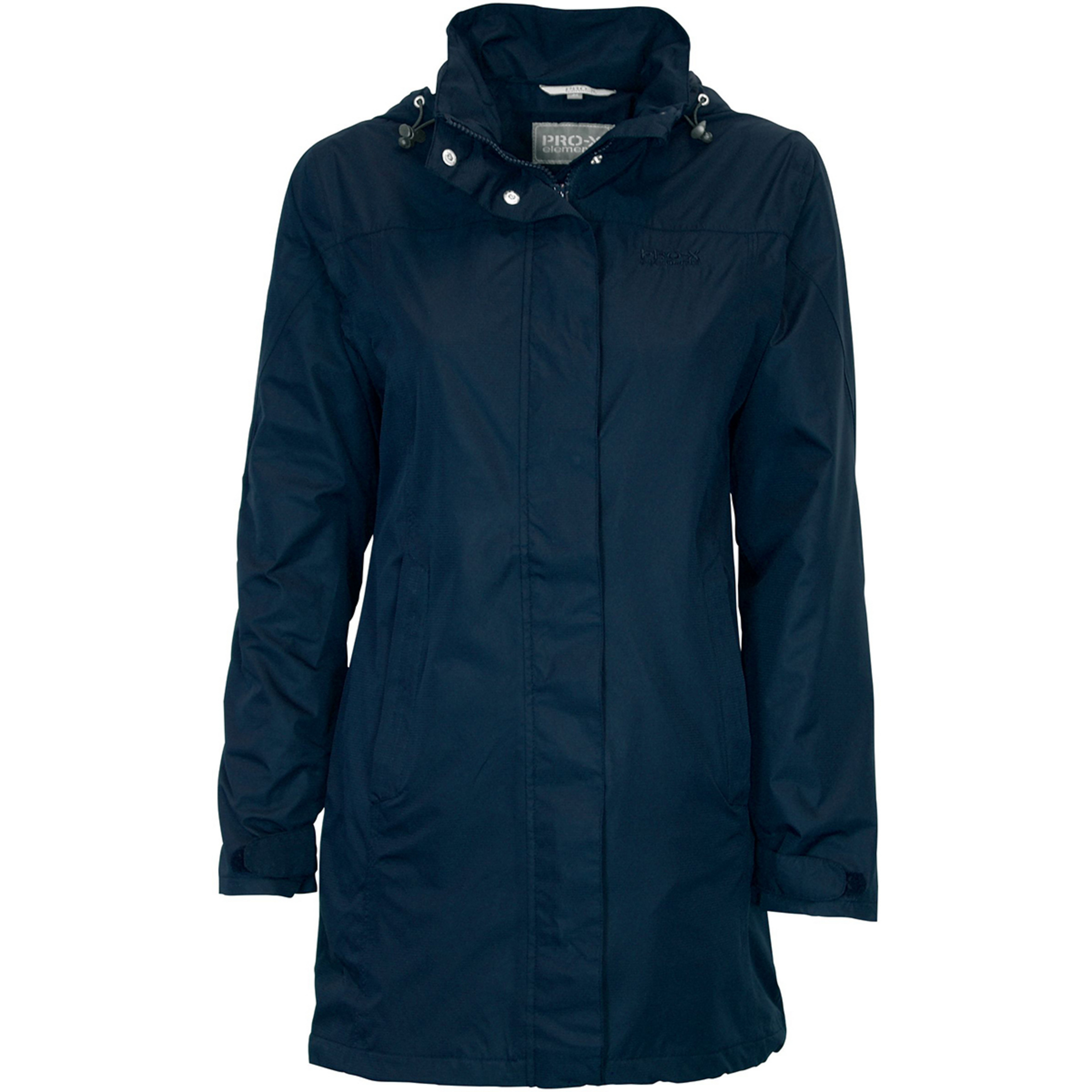 PRO-X Elements Jenna Mantel Damen Parkas & Mäntel blau Größe L Lifestyle Klein verpackbar Wasserabweisend