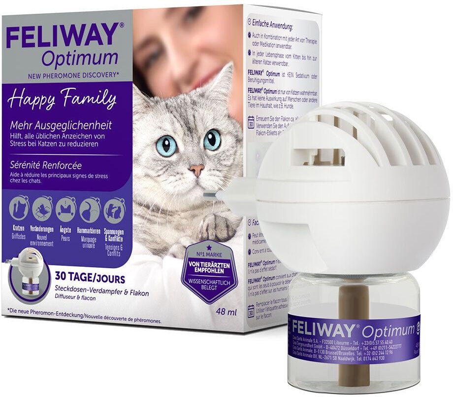 Feliway Optimum Start-Set f.Katzen 48 ml Lösung für einen Vernebler