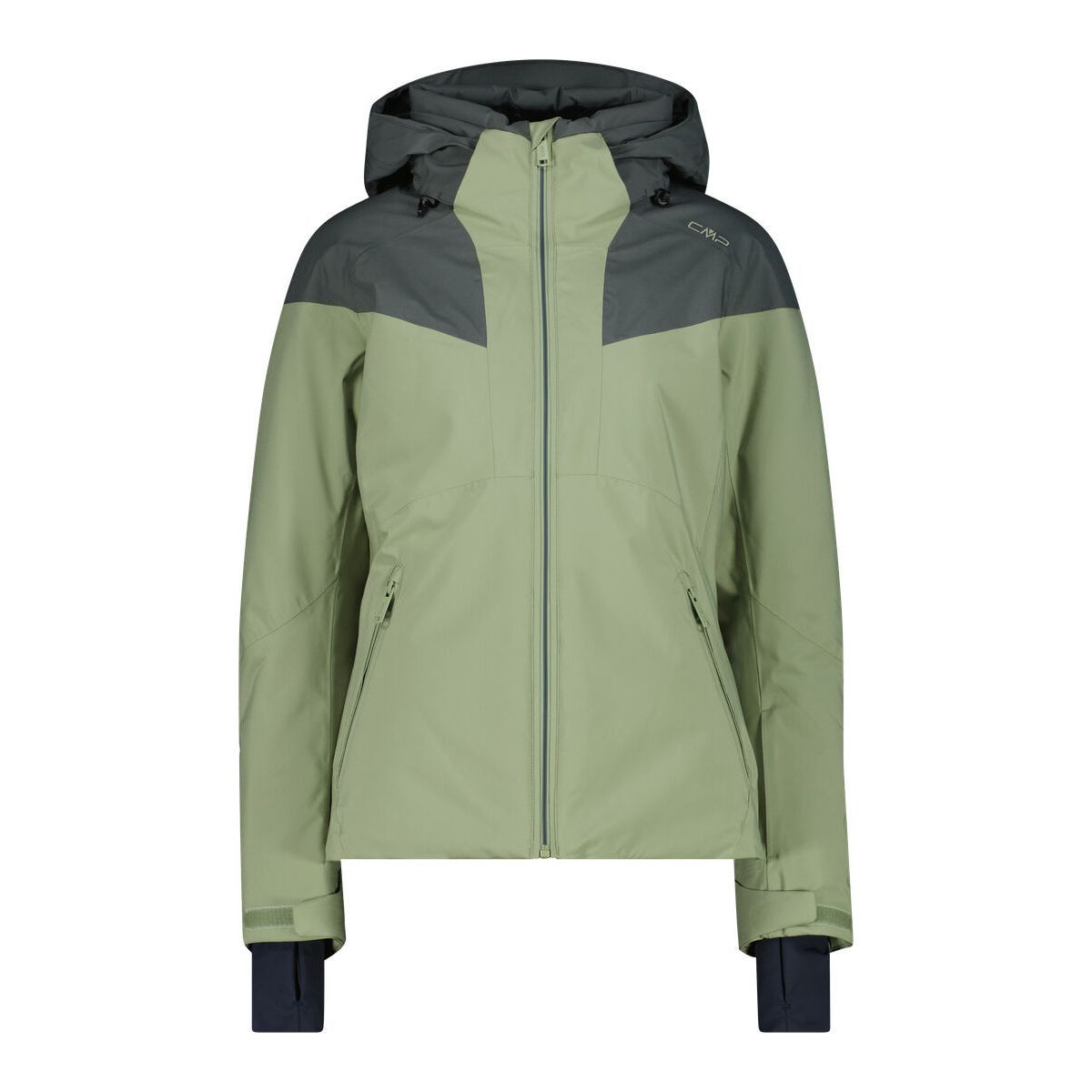 CMP Woman Ski Ski Jacket Zip Hood green tea (E624) 44 36W0936-E624-44
