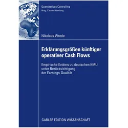 Erklärungsgrössen künftiger operativer Cash Flows, Fachbücher von Nikolaus Wrede