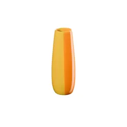 ASA SELECTION Vase Joy   ¦ orange ¦ Porzellan ¦ Maße (cm): H: 18  Ø: 4.5