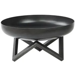 Feuerkorb Feuerschale Pan 10 Garten Feuerstelle 60 70 80 cm Schwarz Feuer
