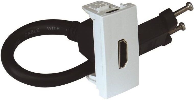 Tomada HDMI c/ Conetor 1 Módulo - EFAPEL