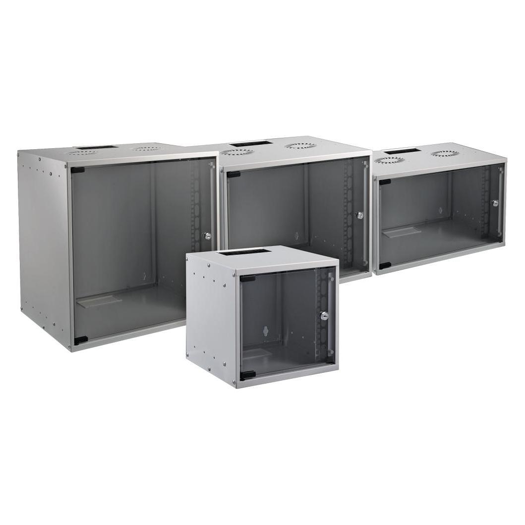 EFB Elektronik Fronttür für Wandgehäuse BASIC 15HE Glas, mit Scharnieren und Schloss inkl. Scharnier und Schloss (WGB-TUR15)