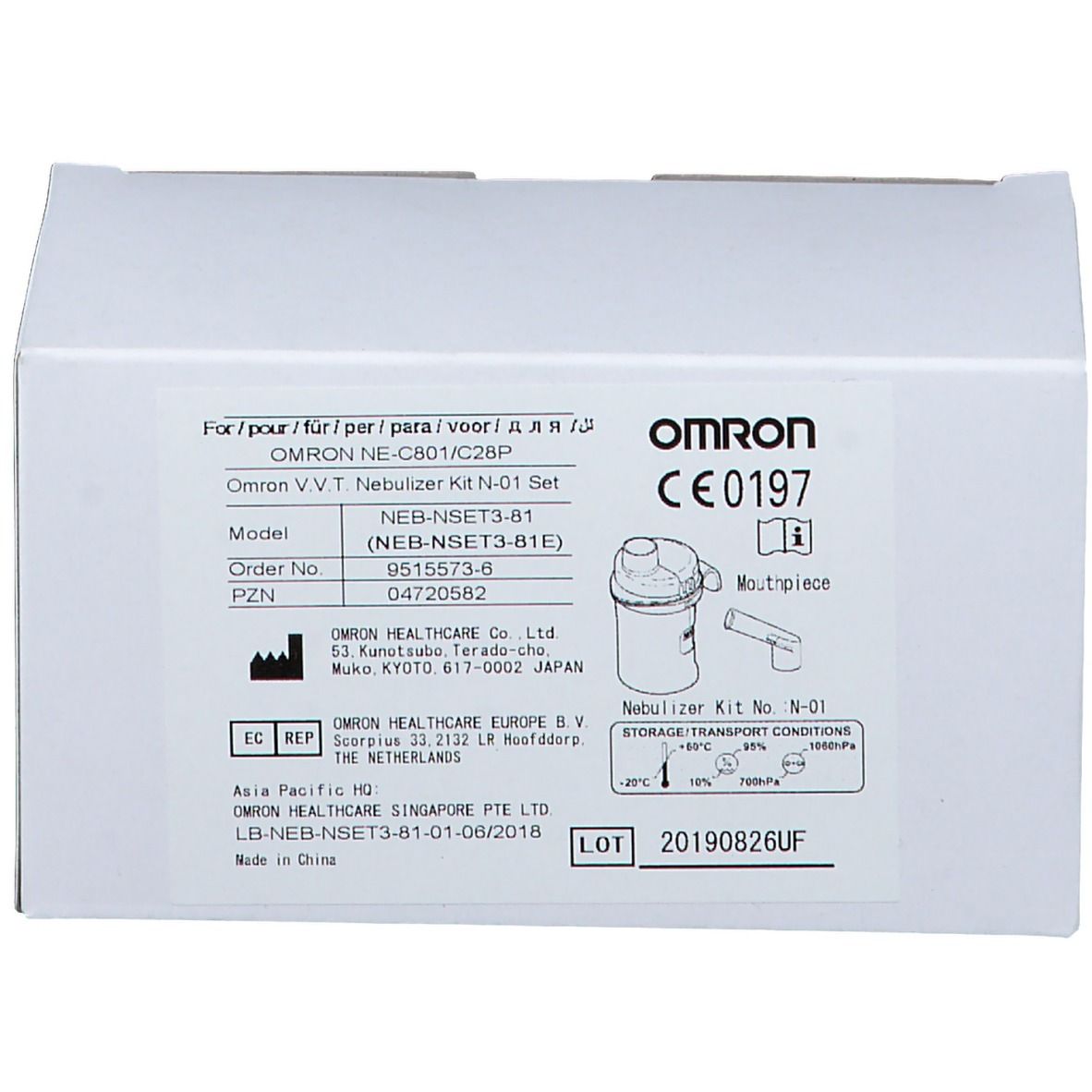 Omron Vernebler VVT Set N-01 1 St