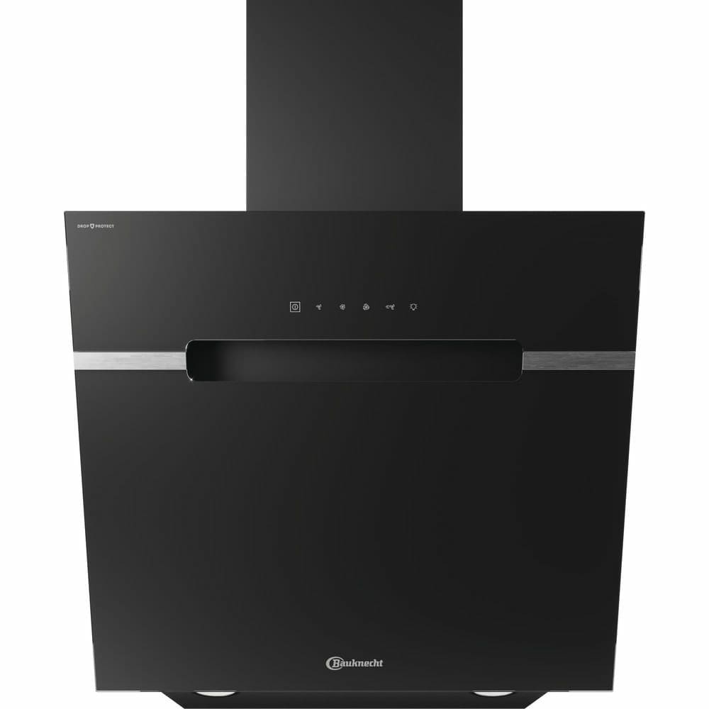 Bauknecht BHVS61FLTDPK Abluft/Umluft Dunstabzugshaube/Esse Wand 60 cm (Schwarz) 4011577866148