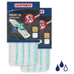 LEIFHEIT 2er Set Wischbezug Profi XL geeignet für alle glatten Böden