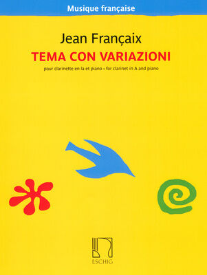 Editions Durand Françaix Tema con variazioni