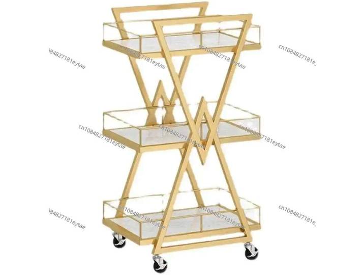 Chariot spécial haut de gamme pour Salon de beauté, meubles de Salon, chariot de rangement pour outils de maquillage des ongles, chariot auxiliaire multicouche pour outils de barbier