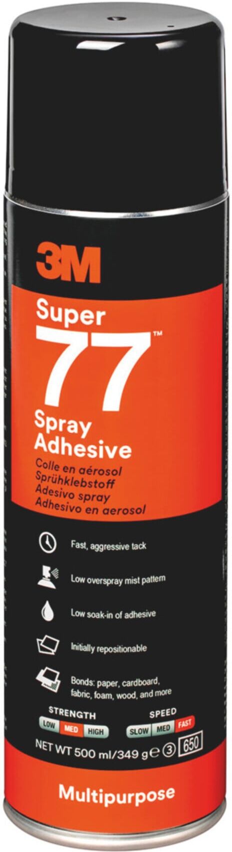 3M Sprühkleber Mehrzweckklebstoff, Inhalt: 500 ml (7000116782)
