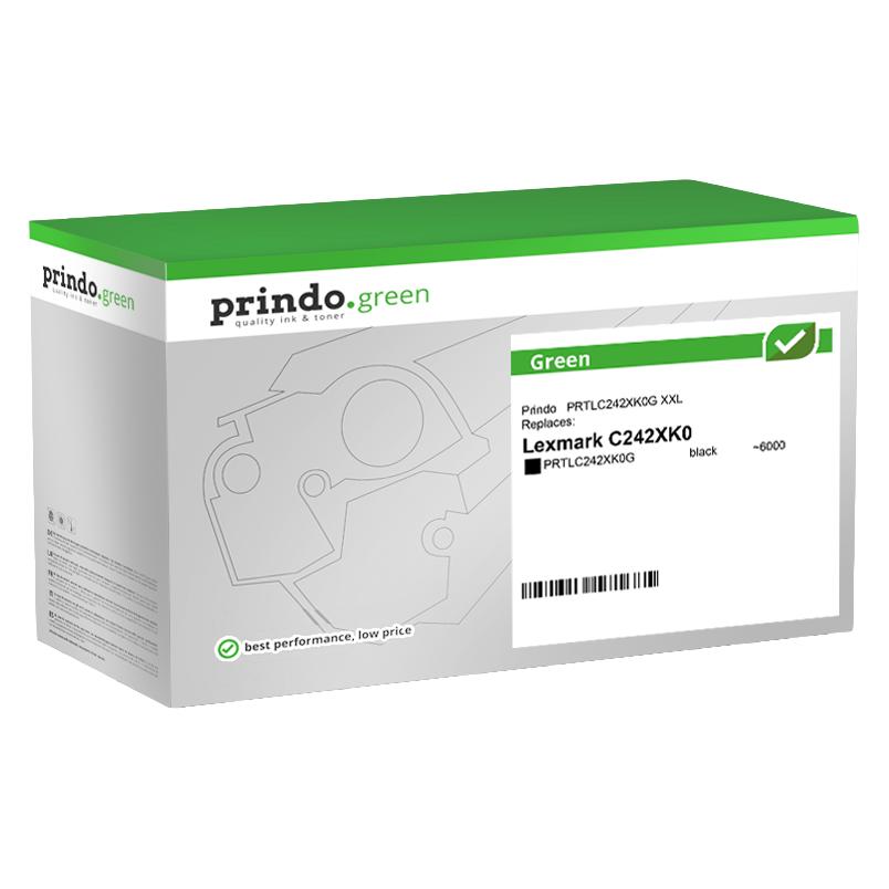 Prindo kompatibel mit Lexmark C242XK0 (BK) (PRTLC242XK0G)