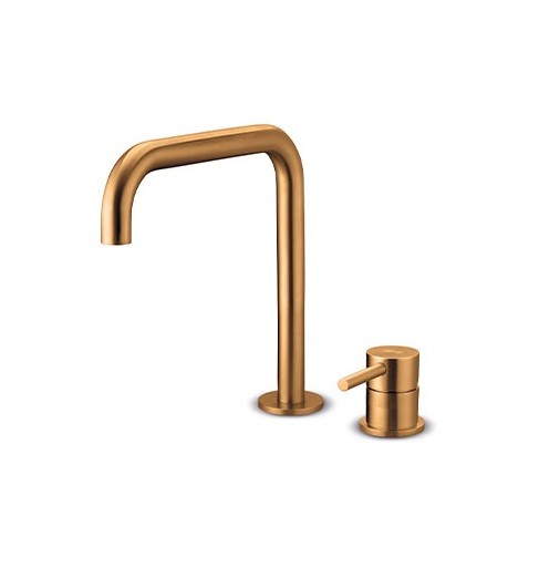 JEE-O Slimline Stand 2-Loch Waschtischarmatur, niedrig, bronze, 800-1764 800-1764