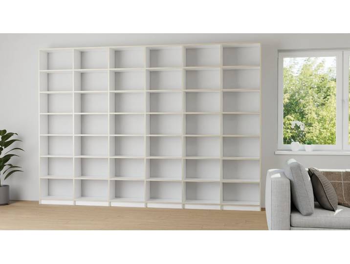 Bibliothek gestalten Multiplex Multiplex Weiß