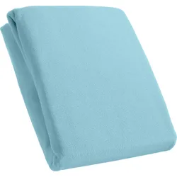 Kinzler Spannbetttuch Mikrofaser Fleece, hellblau  ca. 160 x 200 cm