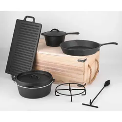 Michelangelo Carl Schmidt Sohn, Dutchoven-Set mit Zubehör