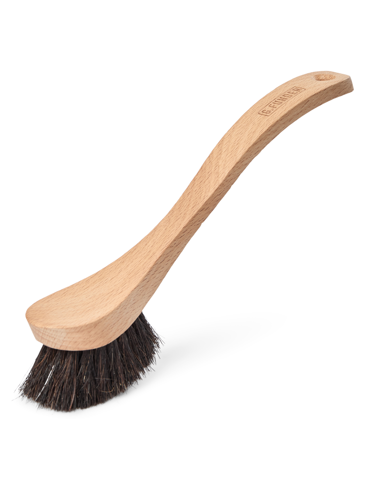G.Funder Dishwashing brush in FSC certified beech wood with real hair