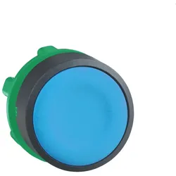 Schneider Electric ZB5AA6 Drucktaster, Frontelement, Harmony XB5, Kunststoff, 22mm, blau, unbeschriftet, tastend