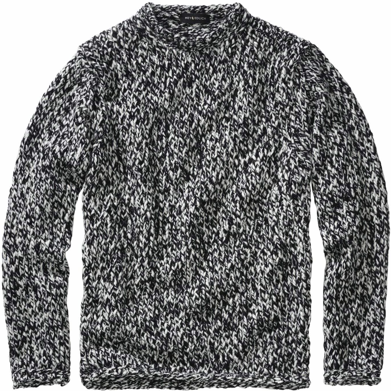 Mey & Edlich Wollwerk-Pullover Schwarz 50