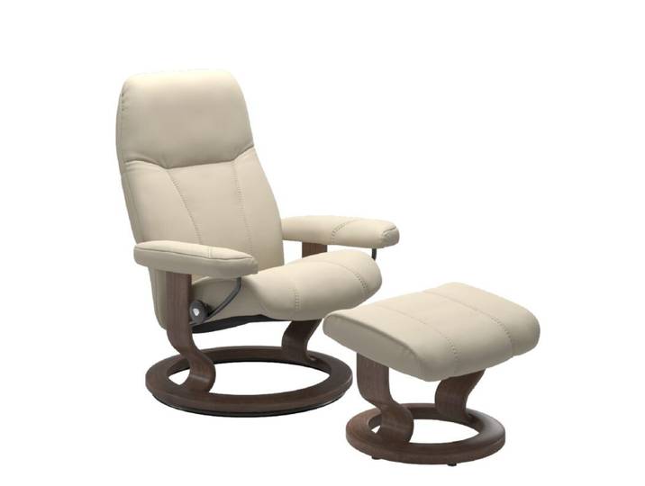 Stressless Consul Sessel Classic wahlweise mit Hocker - Leder Ba