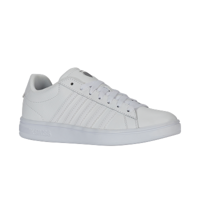 Sneaker K-SWISS "Court Tiebreak II", Herren, Gr. 43, weiß (weiß, weiß, weiß), Leder, Schuhe Sneaker