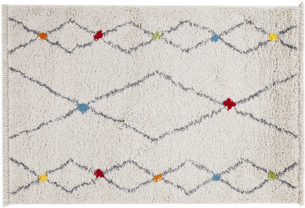 Miliboo Rechteckiger Teppich mit Rautenmuster 200 x 300 cm LIO