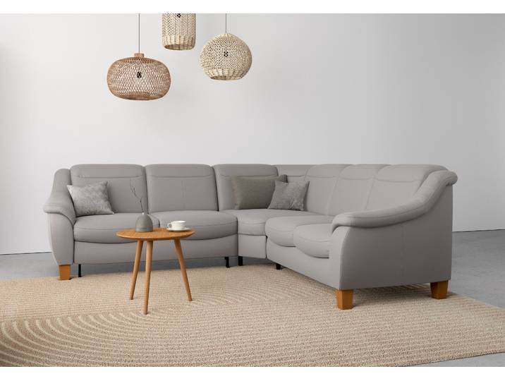 Ecksofa GOODPRODUCT Caldera L-Form , grau, B:270cm T:250cm, 100% Polyester, Sofas, Ecksofa, Federkern, optional Kopfteilverstellung, Schlaffunktion & Bettkasten