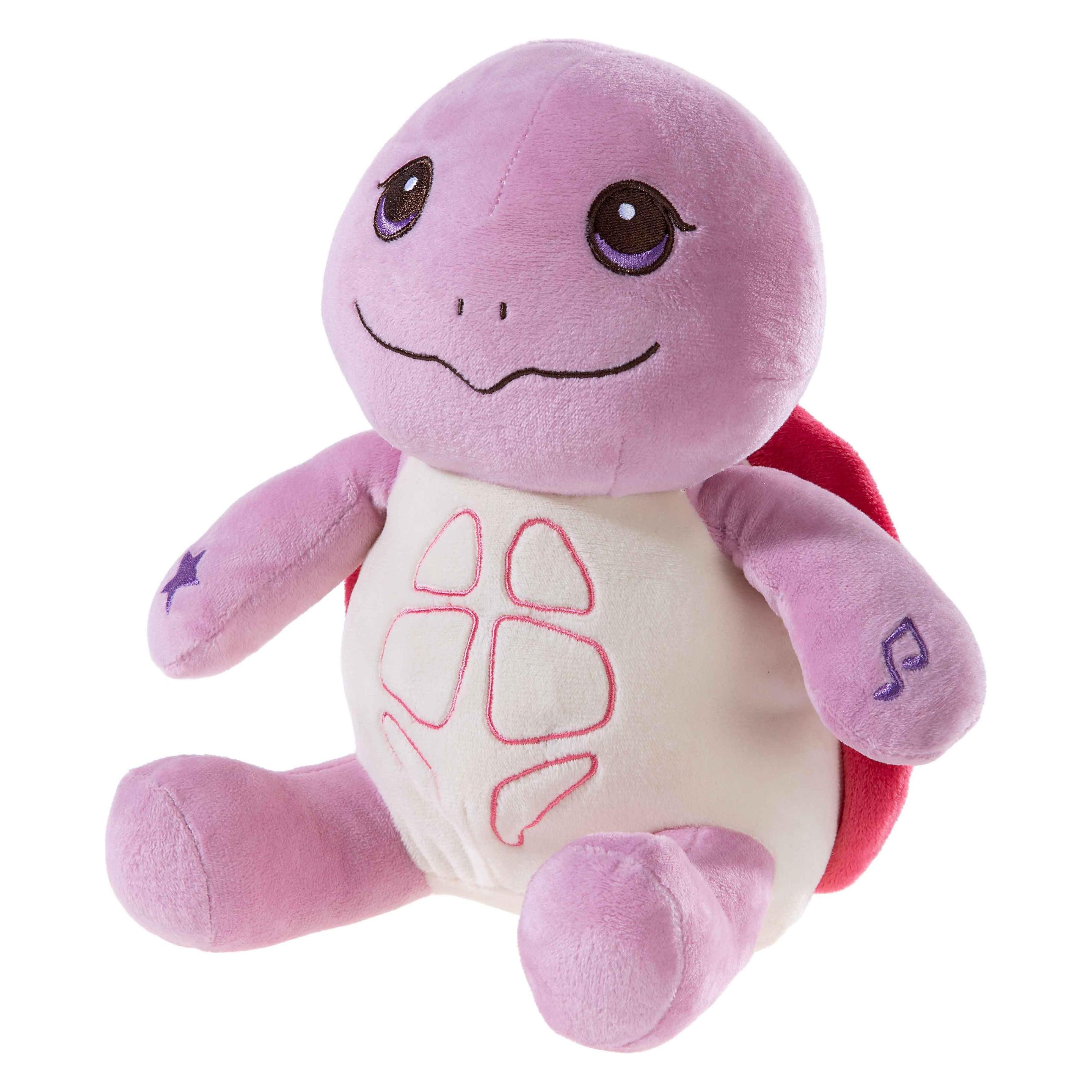 Heunec Plüsch Schildkröte MusiLEDi violett 20cm (28 cm) (110960)