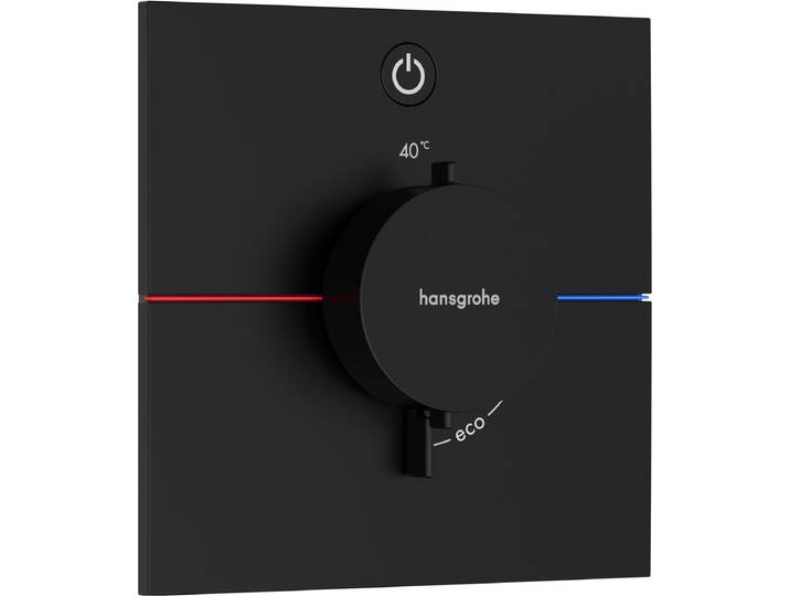 Hansgrohe ShowerSelect Comfort E Thermostaat - inbouw - 1 functie - mat zwart