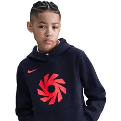 NIKE Erling Haaland Club Fleece Hoodie Kinder 498 - blackened blue L (147-158 cm)