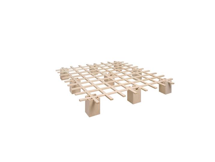 Tojo Futonbett, Buche, Holz, Buche, Schichtholz, 180x200 cm, Schlafzimmer, Betten, Futonbetten