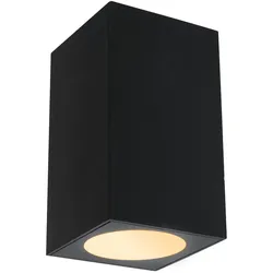 Paulmann LED Wandleuchte Flame insektenfreundlich IP44 eckig 58x103mm 2200K 4W 265lm 230V 75° Anthrazit Metall 94710