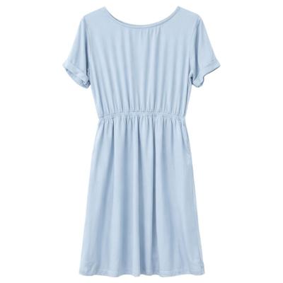 Mazine - Women's Viscose Midi Dress - Kleid Gr XL blau/grau