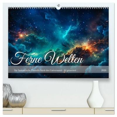 Ferne Welten (hochwertiger Premium Wandkalender 2026 DIN A2 quer), Kunstdruck in Hochglanz