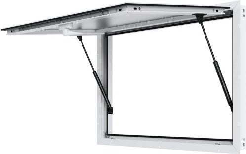 VEVOR Food Truck Serveerraam van Aluminiumlegering, Zilver, B/D/H: 91,5 x 61,0 cm