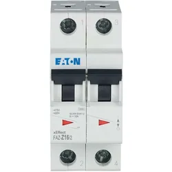 Eaton 278825 Leitungsschutzschalter, 16 A, 2p, Charakteristik: Z FAZ-Z16/2