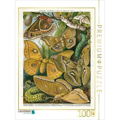 CALVENDO Puzzle Seidenspinner, Künstler: E. Morin (1824-1882) | 1000 Teile Lege-Größe 64x48cm Foto-Puzzle für glückliche Stunden