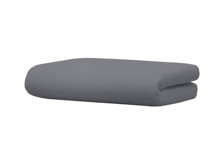 Biber-Betttuch aus 100% Baumwolle, Anthrazit, Größe 032 (1 Betttuch, 220/270 cm)