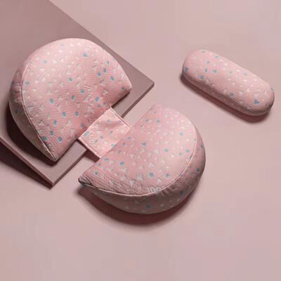 Inspired Finds Multifunctional Pregnancy Pillow Full Body Maternity Sleeping Cushion & Nursing Support For Moms original Type Pink