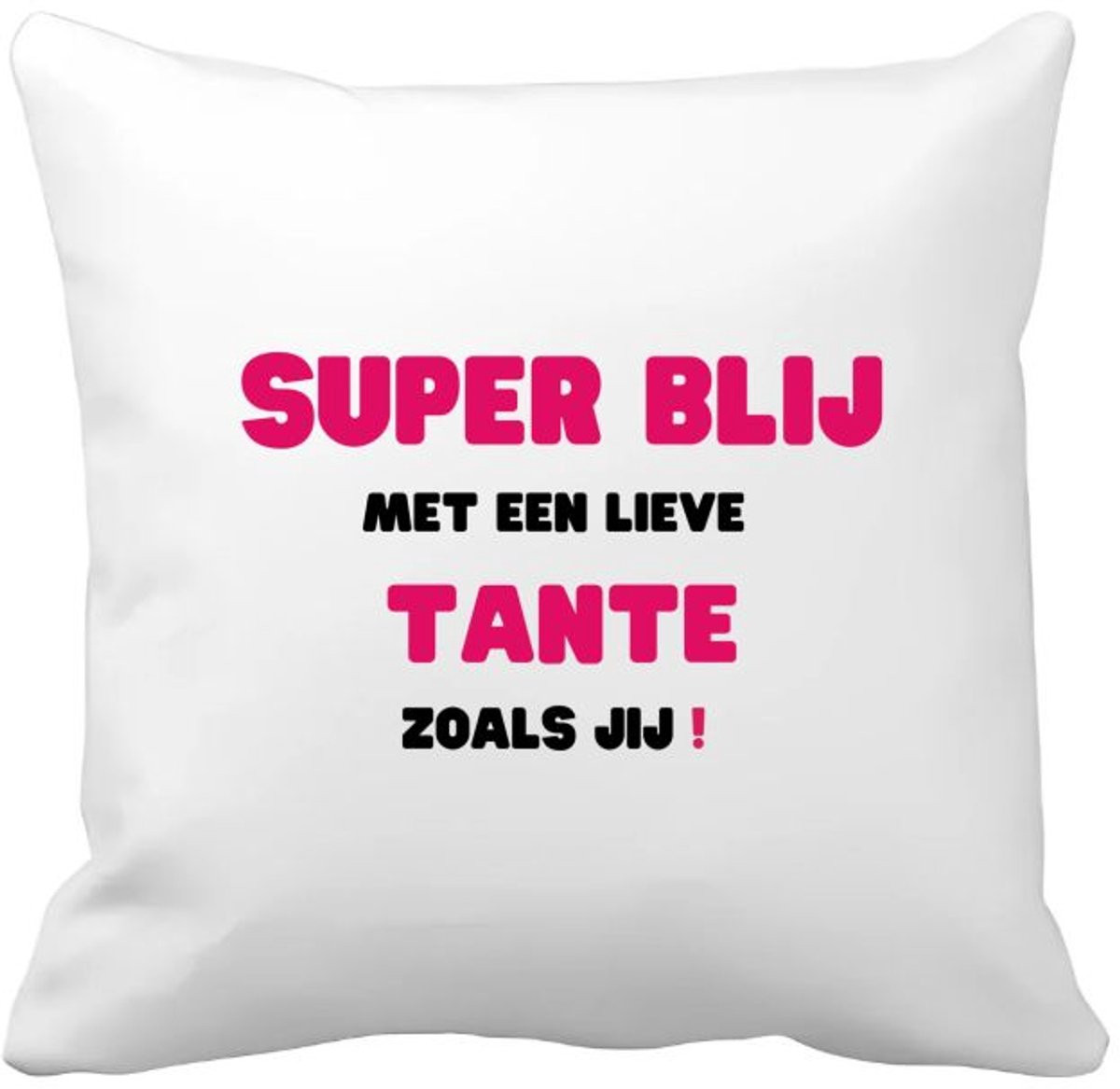 Akyol Kussenhoes Tante - Cadeau voor de liefste tante - 40 x 40 cm