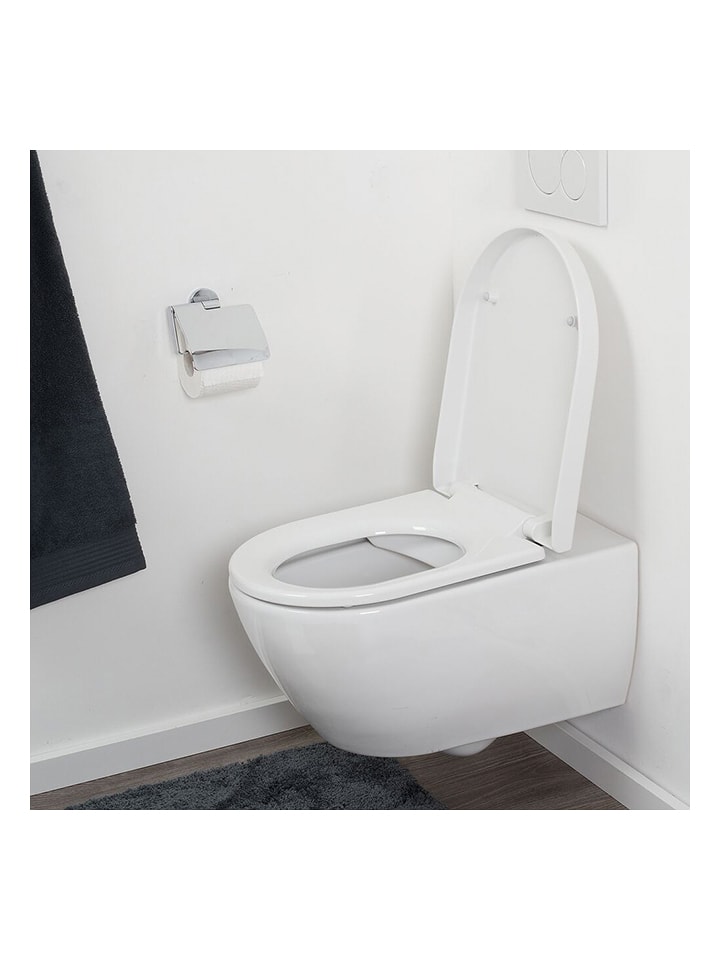 Tiger WC-Sitz "Stax" mit Absenkautomatik in Weiß - (L)43 x (B)36,5 cm - onesize