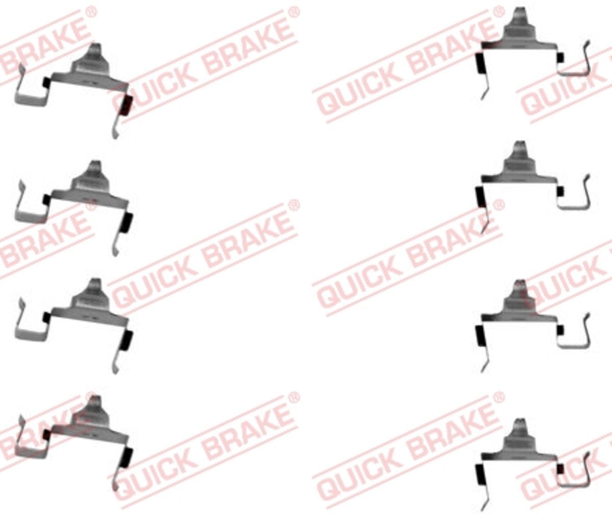 Zubehörsatz, Scheibenbremsbelag QUICK BRAKE 109-1697