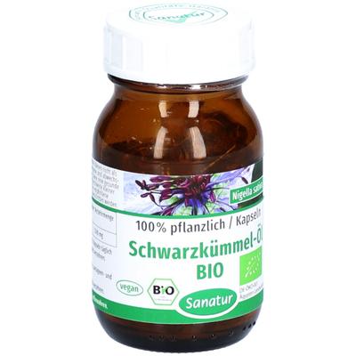 Schwarzkümmelöl Bio 100% pflanzlich Kapseln 60 St