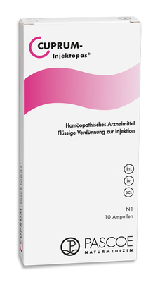 Pascoe pharmazeutische Präparate GmbH CUPRUM INJEKTOPAS Ampullen 10X2 ml 05100829