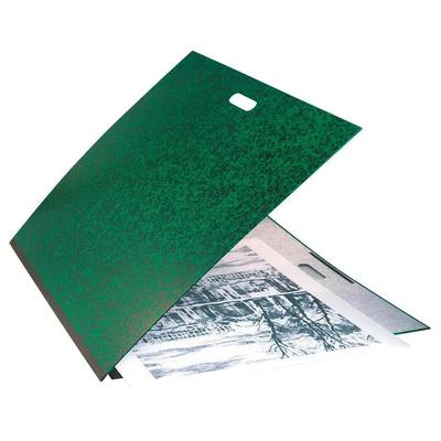 Exacompta 542900E 5x Zeichenmappe mit Gummizug und Griff für Format 50x70cm Annonay, 52x72cm - Grün