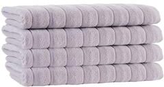 Depera Home Vague Turkish Cotton 4 pcs Hand Towels - 16'x28' Hand towels