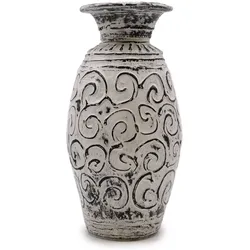 Swirls Shaped Vase - Cream
